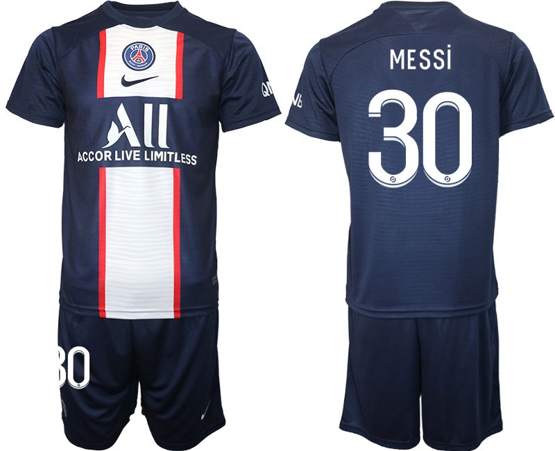 Men 2022-2023 Club Paris St German home blue 30 Soccer Jersey